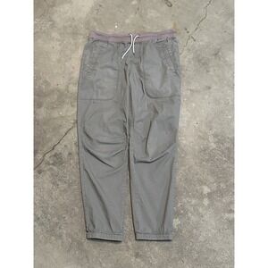 Vuori Ripstop Traveler Jogger Pants Climber Tapered Elastic Waist Charcoal Men M